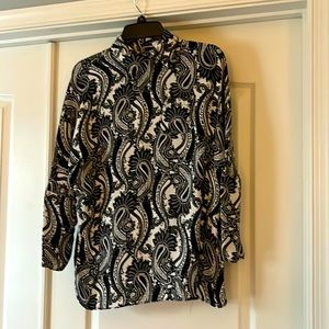 Reiss paisley long top